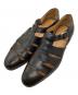 MAGNANNI（マグナーニ）の古着「レザーグルカサンダル」｜ブラック