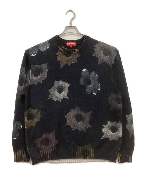 SUPREME（シュプリーム）SUPREME (シュプリーム) Nate Lowman (ネイト ロウマン) Sweater 22SS ブラック サイズ:Lの古着・服飾アイテム