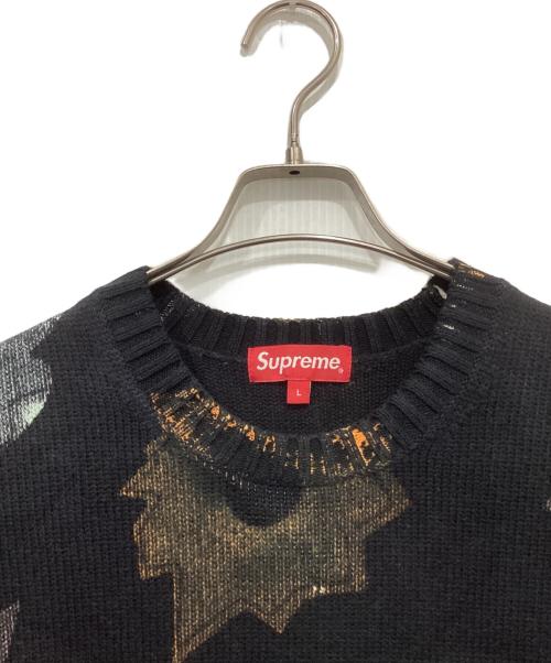 SUPREME（シュプリーム）SUPREME (シュプリーム) Nate Lowman (ネイト ロウマン) Sweater 22SS ブラック サイズ:Lの古着・服飾アイテム