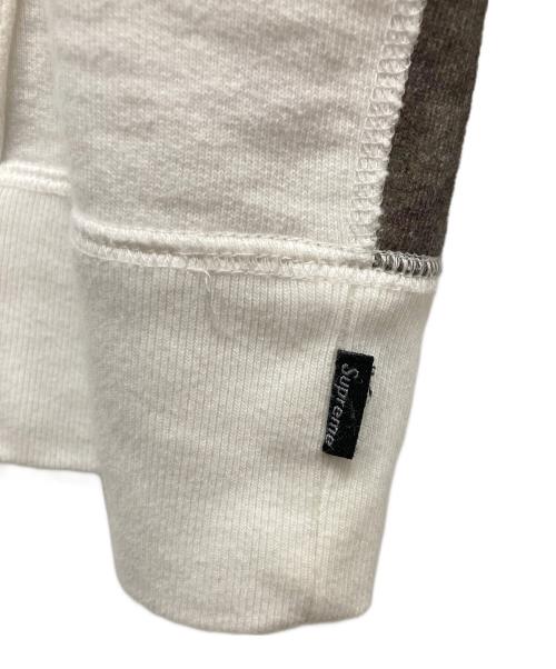 SUPREME（シュプリーム）SUPREME (シュプリーム) COMME des GARCONS SHIRT (コムデギャルソンシャツ) Box Logo Pullover Hooded Sweatshirt ホワイト サイズ:Lの古着・服飾アイテム