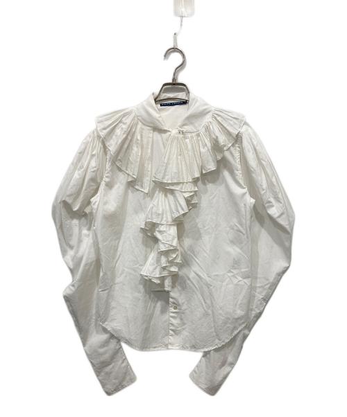RALPH LAUREN（ラルフローレン）RALPH LAUREN (ラルフローレン) フリルブラウス ホワイト サイズ:4の古着・服飾アイテム