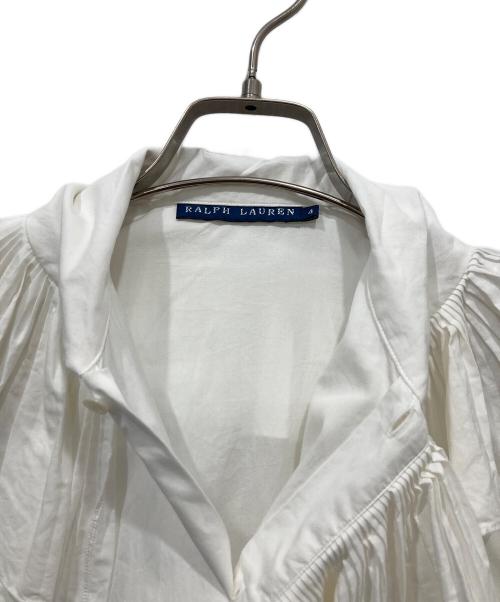 RALPH LAUREN（ラルフローレン）RALPH LAUREN (ラルフローレン) フリルブラウス ホワイト サイズ:4の古着・服飾アイテム