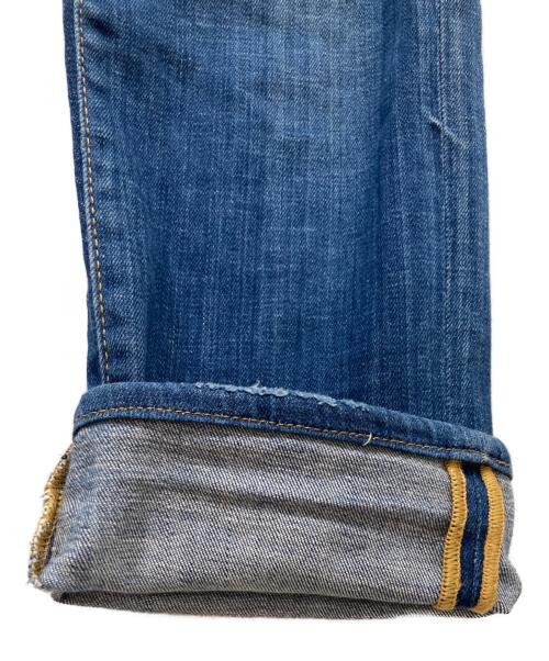 DSQUARED2（ディースクエアード）DSQUARED2 (ディースクエアード) ペイントデニムパンツ ネイビー サイズ:44の古着・服飾アイテム