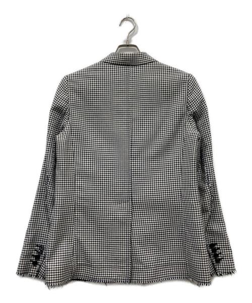 GOLDEN GOOSE（ゴールデングース）GOLDEN GOOSE (ゴールデングース) チェックテーラードジャケット ブラック サイズ:Mの古着・服飾アイテム