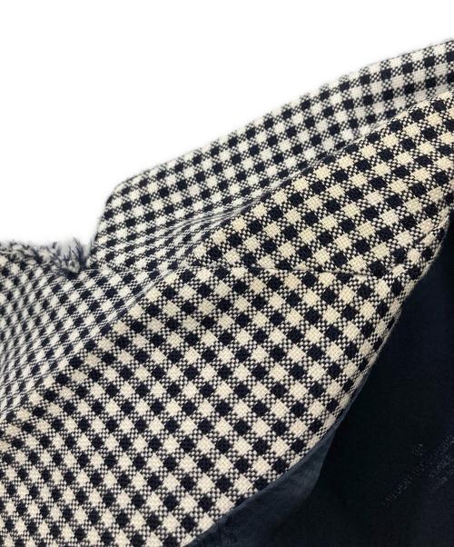GOLDEN GOOSE（ゴールデングース）GOLDEN GOOSE (ゴールデングース) チェックテーラードジャケット ブラック サイズ:Mの古着・服飾アイテム