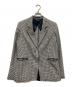 GOLDEN GOOSE（ゴールデングース）の古着「チェックテーラードジャケット」｜ブラック