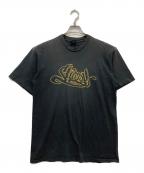 stussyステューシー）の古着「プリントTシャツ」｜ブラック