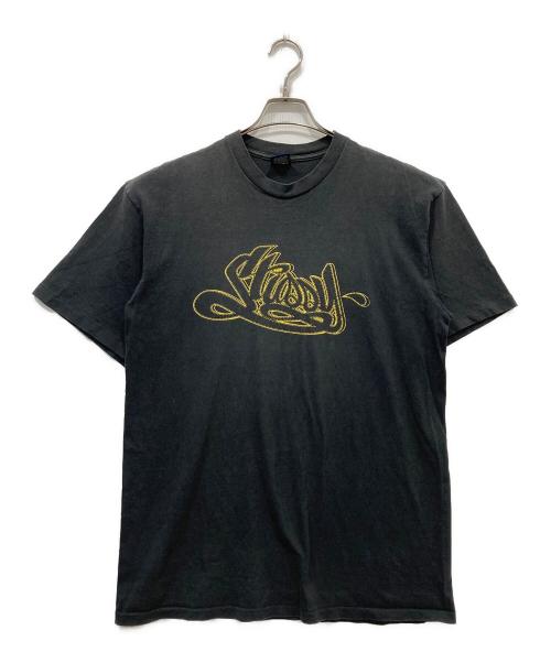 stussy（ステューシー）stussy (ステューシー) プリントTシャツ ブラック サイズ:Lの古着・服飾アイテム