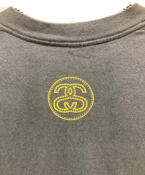 stussy（ステューシー）stussy (ステューシー) プリントTシャツ ブラック サイズ:Lの古着・服飾アイテム