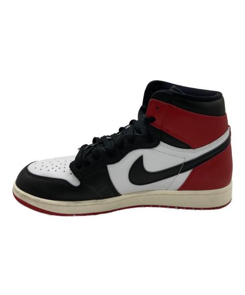 NIKE（ナイキ）NIKE (ナイキ) Air Jordan 1 Retro High OG/エアジョーダン1 レトロ ハイ OG ホワイト×レッド サイズ:30の古着・服飾アイテム