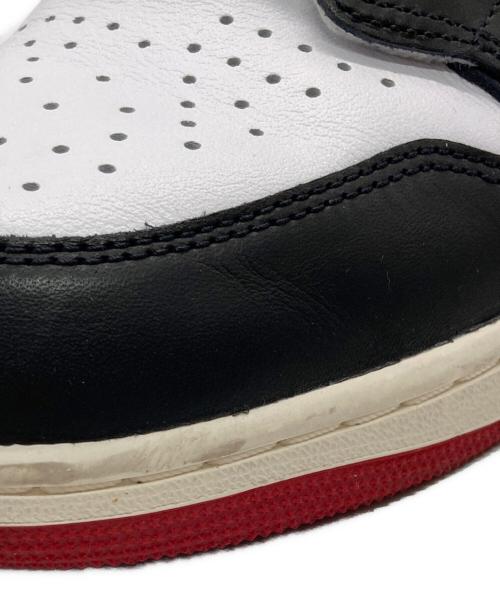 NIKE（ナイキ）NIKE (ナイキ) Air Jordan 1 Retro High OG/エアジョーダン1 レトロ ハイ OG ホワイト×レッド サイズ:30の古着・服飾アイテム