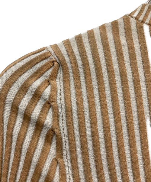 GUCCI（グッチ）GUCCI (グッチ) レースアップリブニット ベージュ サイズ:XXSの古着・服飾アイテム