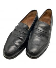 PARABOOT（パラブーツ）の古着「コインローファー」｜ブラック