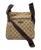 GUCCIグッチ）の古着「ショルダーバッグ」｜ベージュ