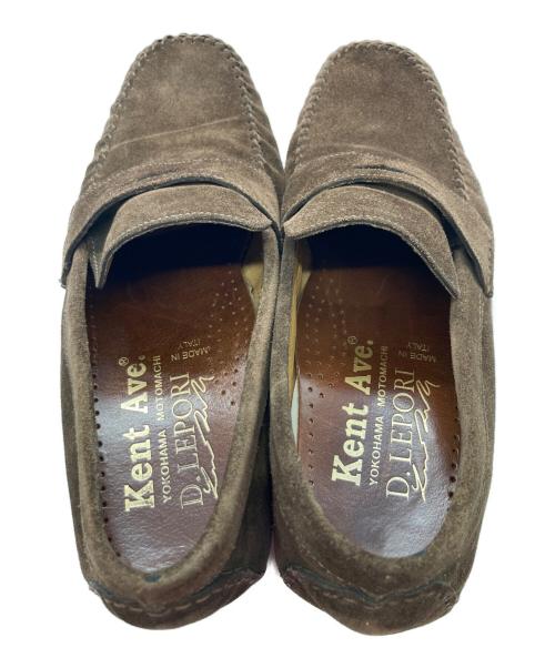Kent Ave（ケントアヴェニュー）Kent Ave (ケントアヴェニュー) d.lepori (ダニエルレポリ) ローファー ブラウン サイズ:41の古着・服飾アイテム
