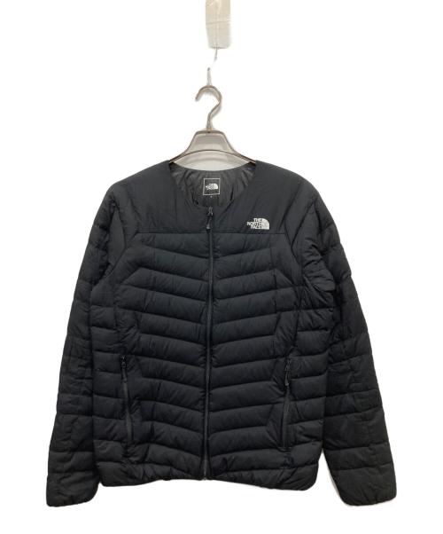 THE NORTH FACE（ザ ノース フェイス）THE NORTH FACE (ザ ノース フェイス) サンダー ラウンドネック ダウンジャケット ブラック サイズ:Lの古着・服飾アイテム