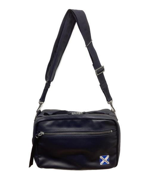 LUGGAGE LABEL（ラゲッジ レーベル）LUGGAGE LABEL (ラゲッジ レーベル) LINER ショルダーバッグ ネイビーの古着・服飾アイテム