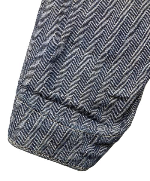 USED（ユーズド）USED (ユーズド) ヘリンボーンオーバーオール インディゴ サイズ:不明の古着・服飾アイテム