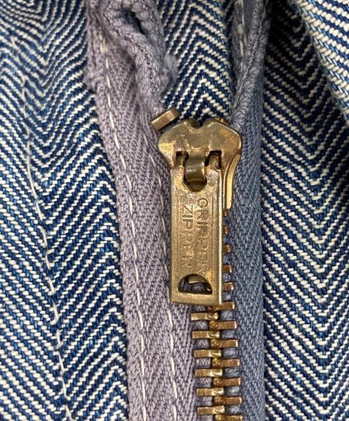 USED（ユーズド）USED (ユーズド) ヘリンボーンオーバーオール インディゴ サイズ:不明の古着・服飾アイテム