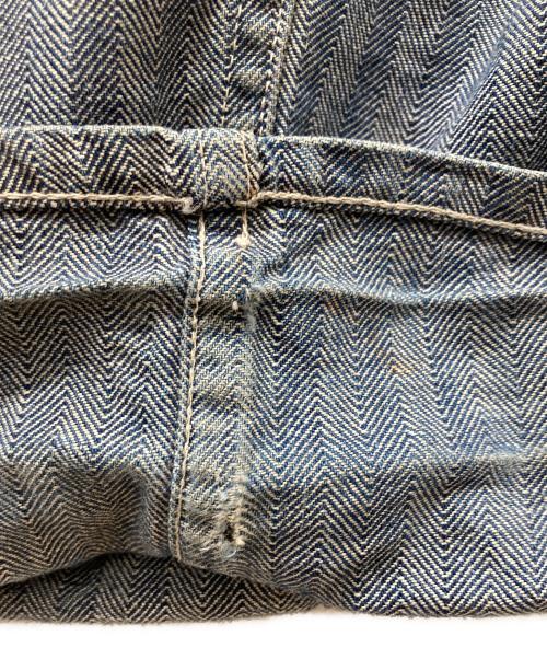 USED（ユーズド）USED (ユーズド) ヘリンボーンオーバーオール インディゴ サイズ:不明の古着・服飾アイテム