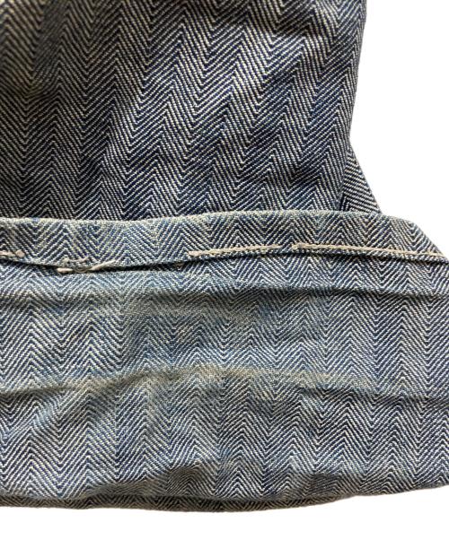 USED（ユーズド）USED (ユーズド) ヘリンボーンオーバーオール インディゴ サイズ:不明の古着・服飾アイテム