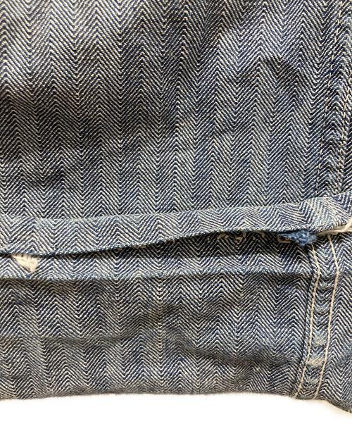 USED（ユーズド）USED (ユーズド) ヘリンボーンオーバーオール インディゴ サイズ:不明の古着・服飾アイテム