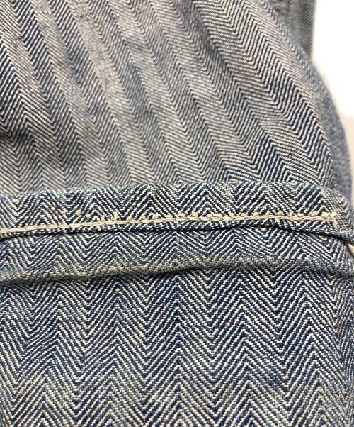 USED（ユーズド）USED (ユーズド) ヘリンボーンオーバーオール インディゴ サイズ:不明の古着・服飾アイテム