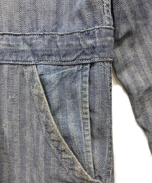 USED（ユーズド）USED (ユーズド) ヘリンボーンオーバーオール インディゴ サイズ:不明の古着・服飾アイテム