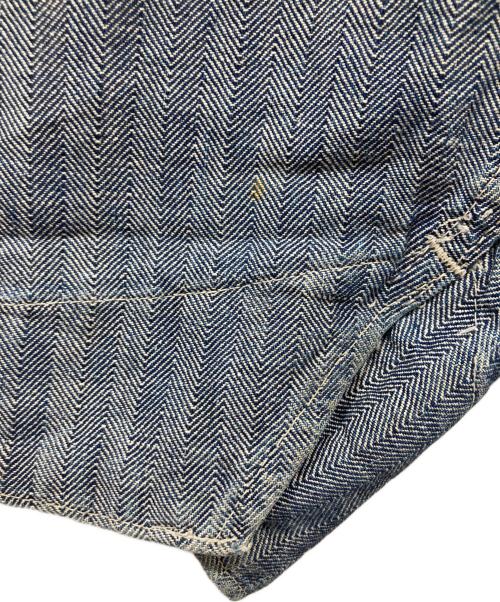 USED（ユーズド）USED (ユーズド) ヘリンボーンオーバーオール インディゴ サイズ:不明の古着・服飾アイテム