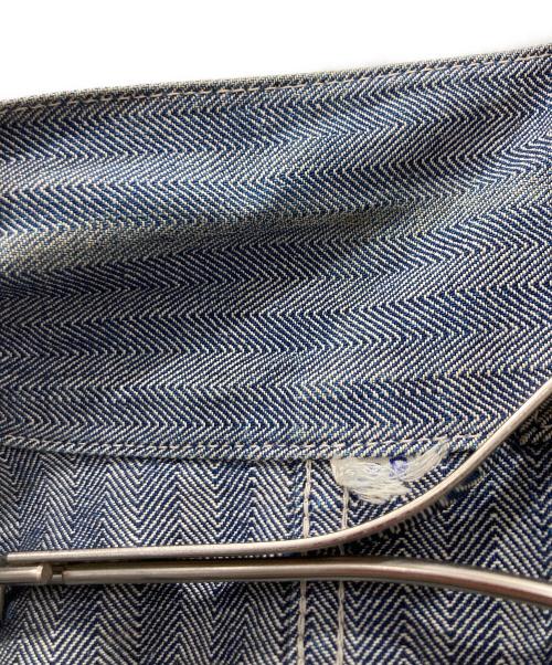 USED（ユーズド）USED (ユーズド) ヘリンボーンオーバーオール インディゴ サイズ:不明の古着・服飾アイテム