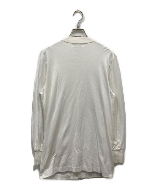 Yves Saint Laurent（イヴサンローラン）Yves Saint Laurent (イヴサンローラン) 金釦カーディガン ホワイト サイズ:Mの古着・服飾アイテム