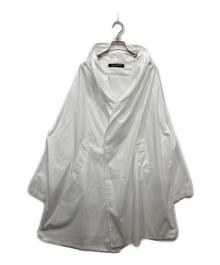 mizuiro-ind（ミズイロインド）の古着「gather hooded CT」｜ホワイト