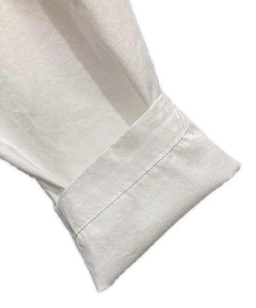 mizuiro-ind（ミズイロインド）mizuiro-ind (ミズイロインド) gather hooded CT ホワイト サイズ:Freeの古着・服飾アイテム