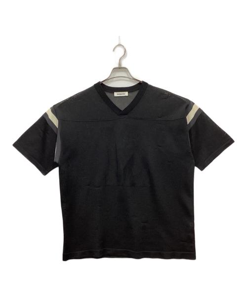 MONKEY TIME（モンキータイム）MONKEY TIME (モンキータイム) シアー ニット Tシャツ ブラック サイズ:Mの古着・服飾アイテム