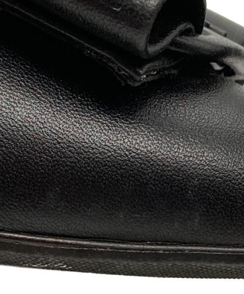Salvatore Ferragamo（サルヴァトーレ フェラガモ）Salvatore Ferragamo (サルヴァトーレ フェラガモ) VIVA NEW ヴァラリボン フラットパンプス ブラック サイズ:7 1/2の古着・服飾アイテム