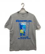 KITH×PIXARキス×ピクサー）の古着「モンスターズ・インク Tシャツ」｜グレー
