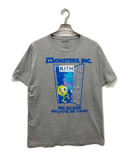 KITH（キス）KITH (キス) PIXAR (ピクサー) モンスターズ・インク Tシャツ グレー サイズ:Lの古着・服飾アイテム