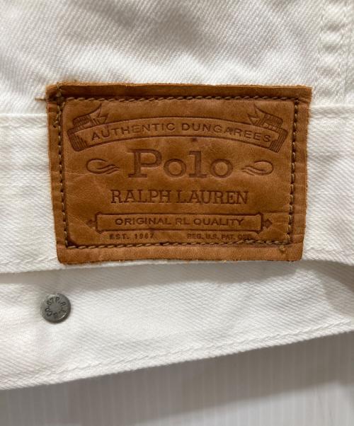 POLO RALPH LAUREN（ポロ・ラルフローレン）POLO RALPH LAUREN (ポロ・ラルフローレン) デニムジャケット ホワイト サイズ:XSの古着・服飾アイテム