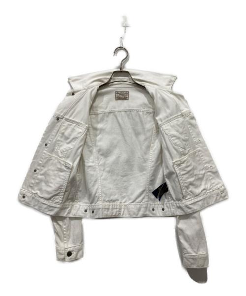 POLO RALPH LAUREN（ポロ・ラルフローレン）POLO RALPH LAUREN (ポロ・ラルフローレン) デニムジャケット ホワイト サイズ:XSの古着・服飾アイテム