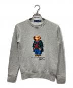 POLO RALPH LAURENポロ・ラルフローレン）の古着「ポロベアプリントスウェット」｜グレー