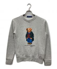 POLO RALPH LAUREN（ポロ・ラルフローレン）の古着「ポロベアプリントスウェット」｜グレー
