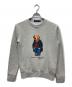 POLO RALPH LAUREN（ポロ・ラルフローレン）の古着「ポロベアプリントスウェット」｜グレー