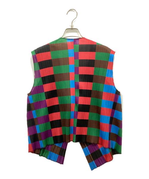 PLEATS PLEASE（プリーツプリーズ）PLEATS PLEASE (プリーツプリーズ) ベスト マルチカラー サイズ:3の古着・服飾アイテム