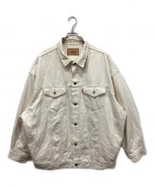 UNGRID（アングリッド）の古着「ビッグシルエットデニムジャケット」｜アイボリー