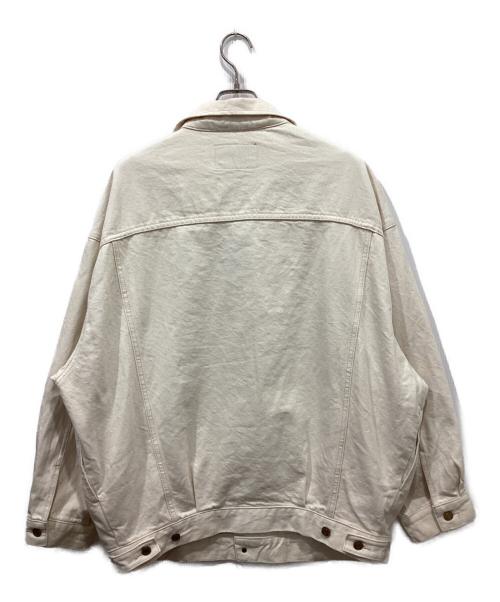 UNGRID（アングリッド）UNGRID (アングリッド) ビッグシルエットデニムジャケット アイボリー サイズ:Freeの古着・服飾アイテム