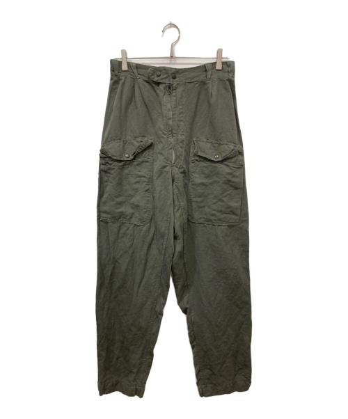 Italian military（イタリアン ミリタリー）Italian military (イタリアン ミリタリー) パイロットパンツ オリーブ サイズ:-の古着・服飾アイテム