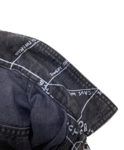 SUPREME（シュプリーム）SUPREME (シュプリーム) 19SS Gonz Map Work Jacket / ゴンズ マップ ワークジャケット ブラック サイズ:Lの古着・服飾アイテム