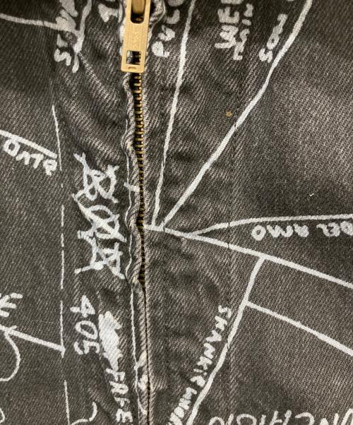 SUPREME（シュプリーム）SUPREME (シュプリーム) 19SS Gonz Map Work Jacket / ゴンズ マップ ワークジャケット ブラック サイズ:Lの古着・服飾アイテム