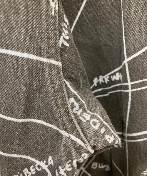 SUPREME（シュプリーム）SUPREME (シュプリーム) 19SS Gonz Map Work Jacket / ゴンズ マップ ワークジャケット ブラック サイズ:Lの古着・服飾アイテム