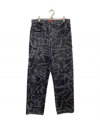 中古・古着通販】SUPREME (シュプリーム) 19SS Gonz Map Denim Painter